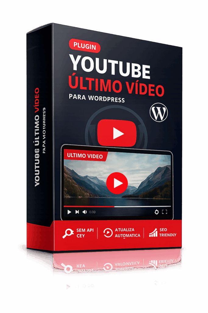 Plugin Último Vídeo YouTube WordPress Premium